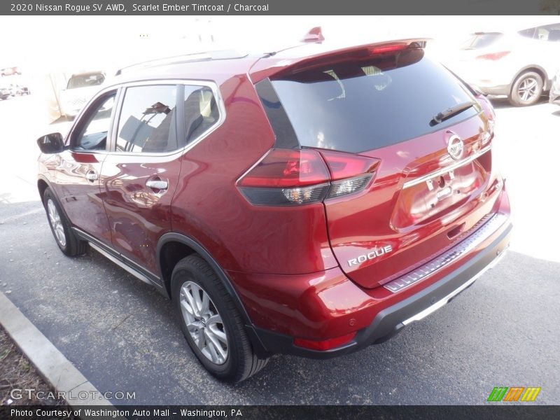 Scarlet Ember Tintcoat / Charcoal 2020 Nissan Rogue SV AWD