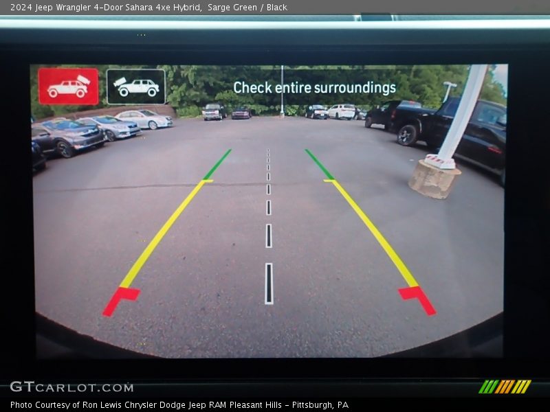 Sarge Green / Black 2024 Jeep Wrangler 4-Door Sahara 4xe Hybrid