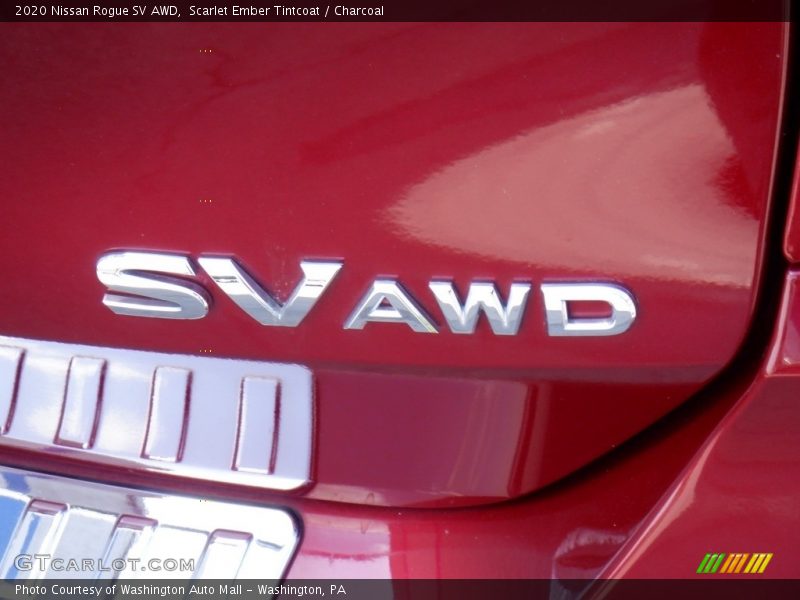 Scarlet Ember Tintcoat / Charcoal 2020 Nissan Rogue SV AWD