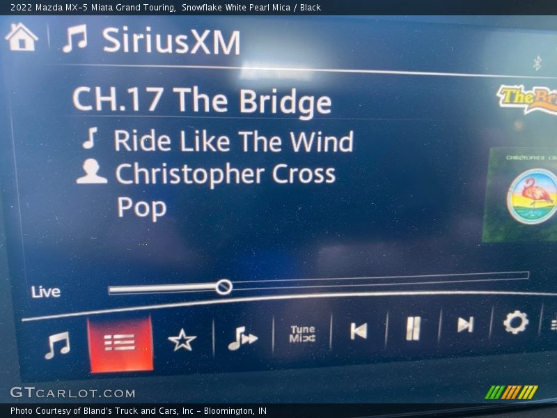 Snowflake White Pearl Mica / Black 2022 Mazda MX-5 Miata Grand Touring