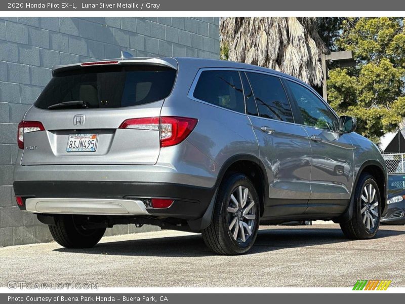 Lunar Silver Metallic / Gray 2020 Honda Pilot EX-L