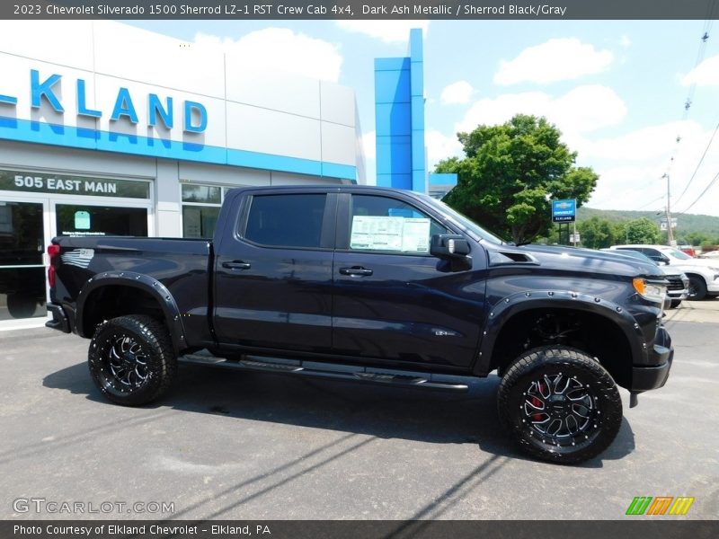 Dark Ash Metallic / Sherrod Black/Gray 2023 Chevrolet Silverado 1500 Sherrod LZ-1 RST Crew Cab 4x4