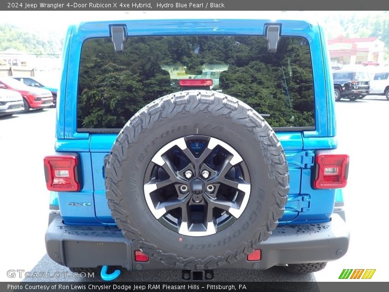Hydro Blue Pearl / Black 2024 Jeep Wrangler 4-Door Rubicon X 4xe Hybrid