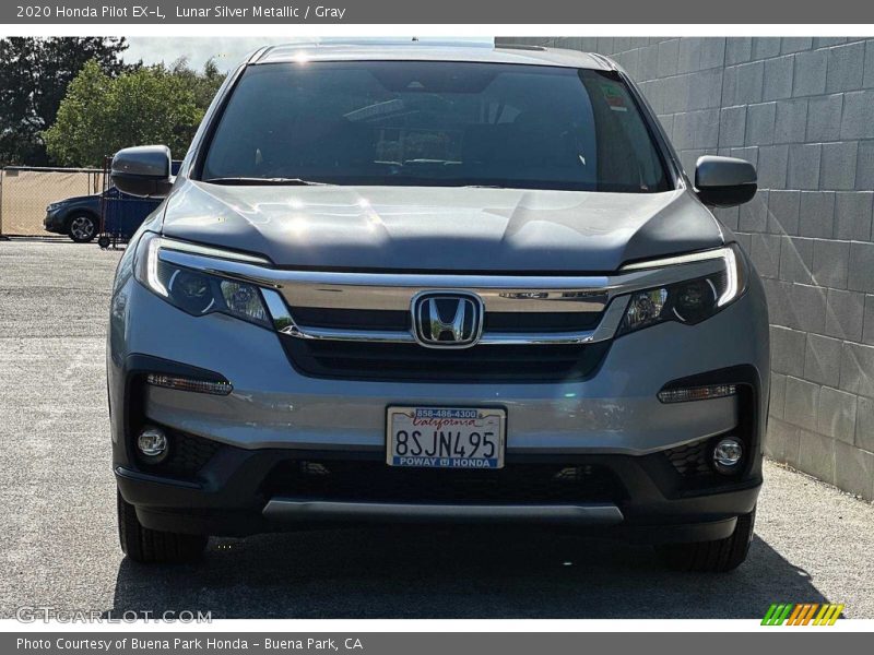 Lunar Silver Metallic / Gray 2020 Honda Pilot EX-L