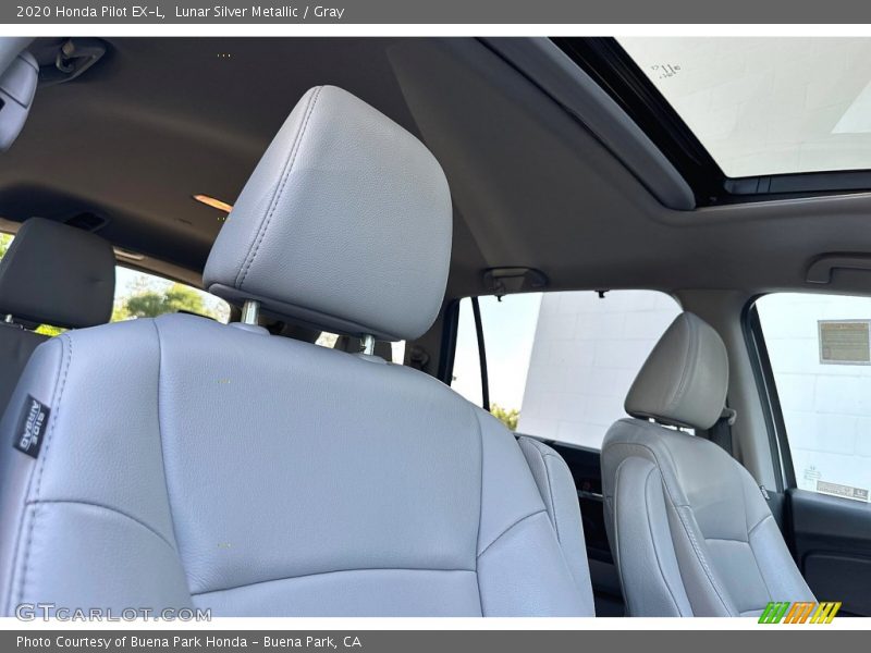 Lunar Silver Metallic / Gray 2020 Honda Pilot EX-L
