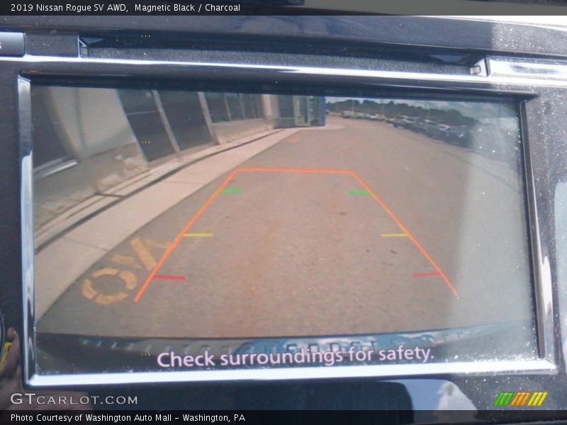 Magnetic Black / Charcoal 2019 Nissan Rogue SV AWD
