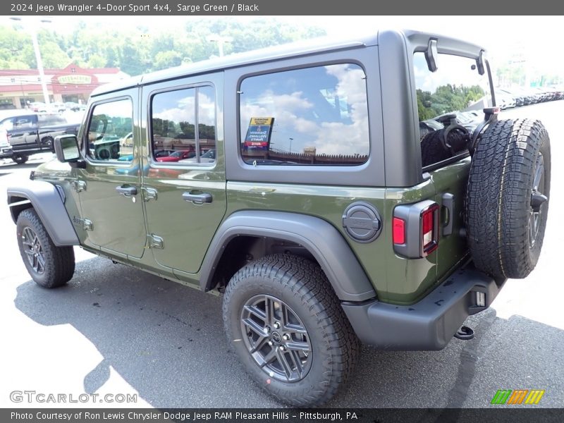 Sarge Green / Black 2024 Jeep Wrangler 4-Door Sport 4x4