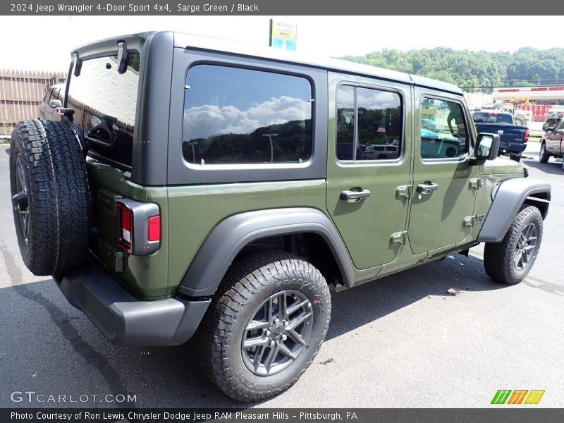 Sarge Green / Black 2024 Jeep Wrangler 4-Door Sport 4x4