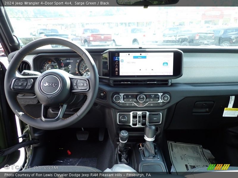 Dashboard of 2024 Wrangler 4-Door Sport 4x4