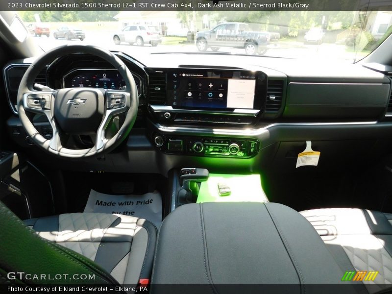 Dark Ash Metallic / Sherrod Black/Gray 2023 Chevrolet Silverado 1500 Sherrod LZ-1 RST Crew Cab 4x4