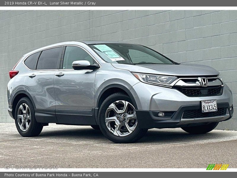 Lunar Silver Metallic / Gray 2019 Honda CR-V EX-L