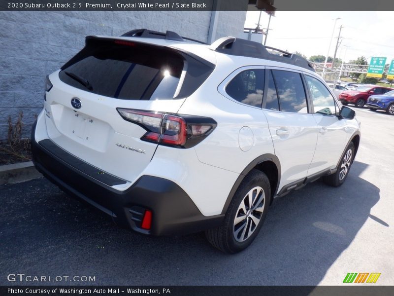 Crystal White Pearl / Slate Black 2020 Subaru Outback 2.5i Premium