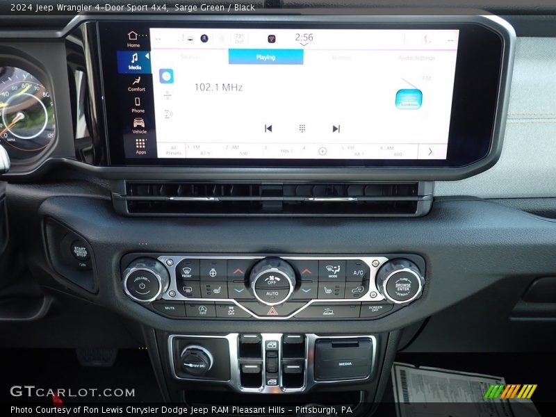 Controls of 2024 Wrangler 4-Door Sport 4x4