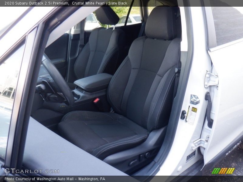 Crystal White Pearl / Slate Black 2020 Subaru Outback 2.5i Premium