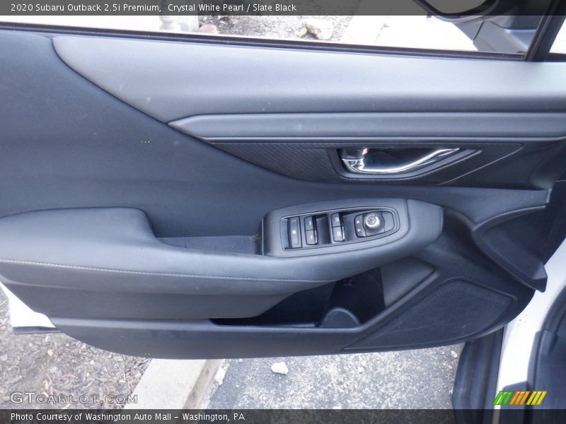 Crystal White Pearl / Slate Black 2020 Subaru Outback 2.5i Premium