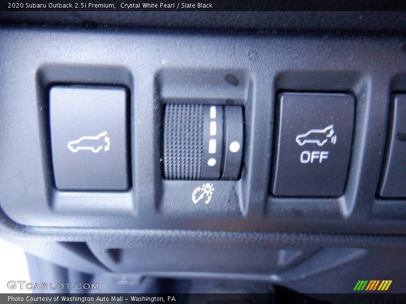 Crystal White Pearl / Slate Black 2020 Subaru Outback 2.5i Premium