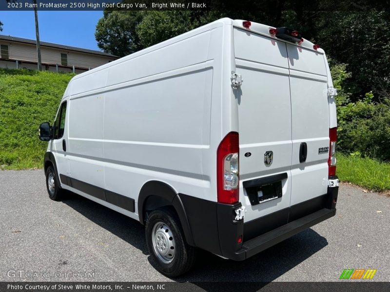 Bright White / Black 2023 Ram ProMaster 2500 High Roof Cargo Van