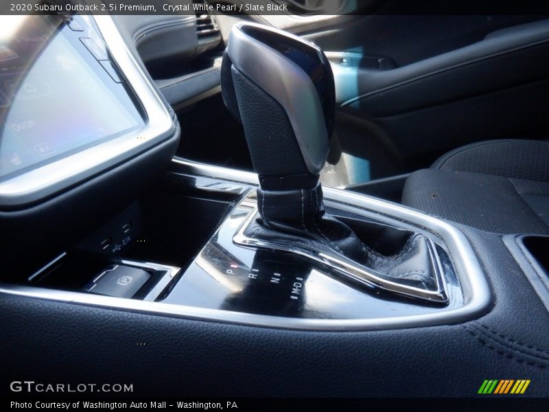 Crystal White Pearl / Slate Black 2020 Subaru Outback 2.5i Premium