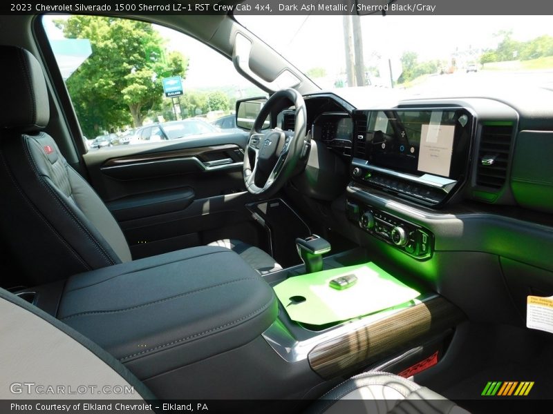 Dark Ash Metallic / Sherrod Black/Gray 2023 Chevrolet Silverado 1500 Sherrod LZ-1 RST Crew Cab 4x4
