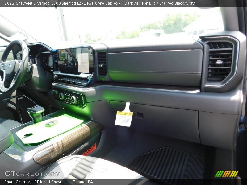 Dark Ash Metallic / Sherrod Black/Gray 2023 Chevrolet Silverado 1500 Sherrod LZ-1 RST Crew Cab 4x4