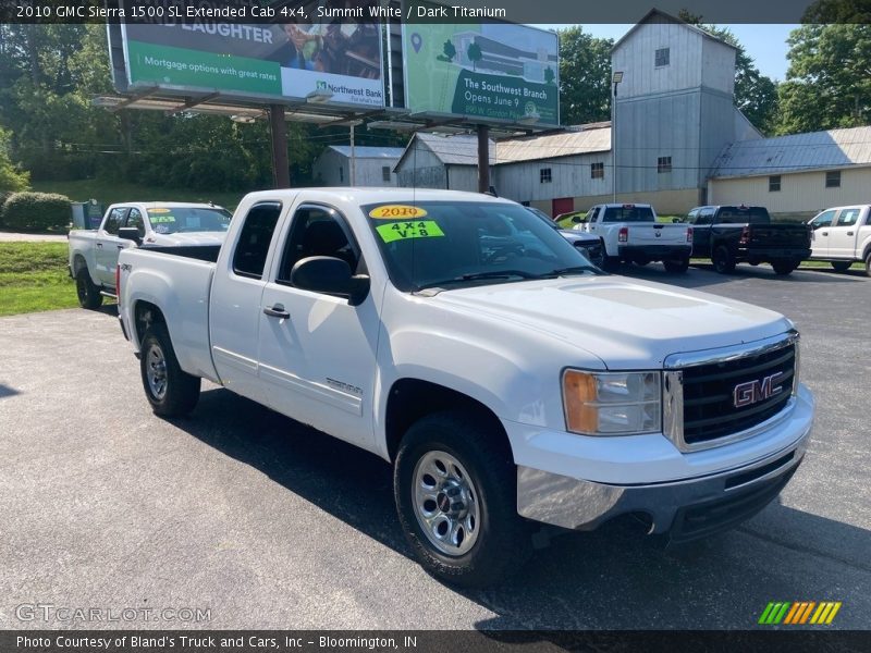  2010 Sierra 1500 SL Extended Cab 4x4 Summit White