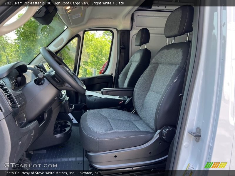  2023 ProMaster 2500 High Roof Cargo Van Black Interior