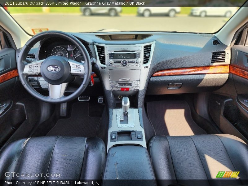 Graphite Gray Metallic / Off Black 2011 Subaru Outback 3.6R Limited Wagon