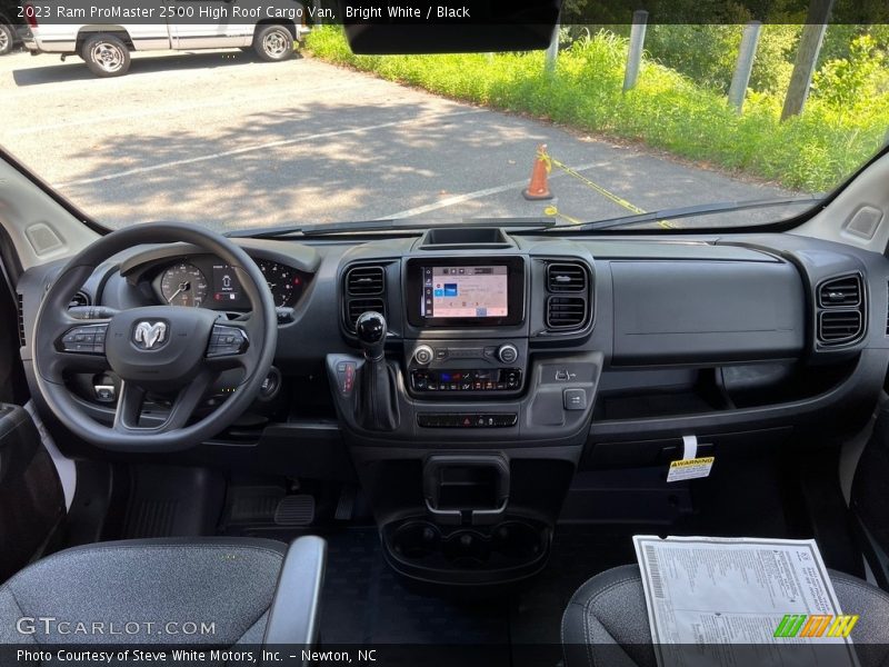 Dashboard of 2023 ProMaster 2500 High Roof Cargo Van