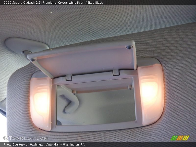 Crystal White Pearl / Slate Black 2020 Subaru Outback 2.5i Premium