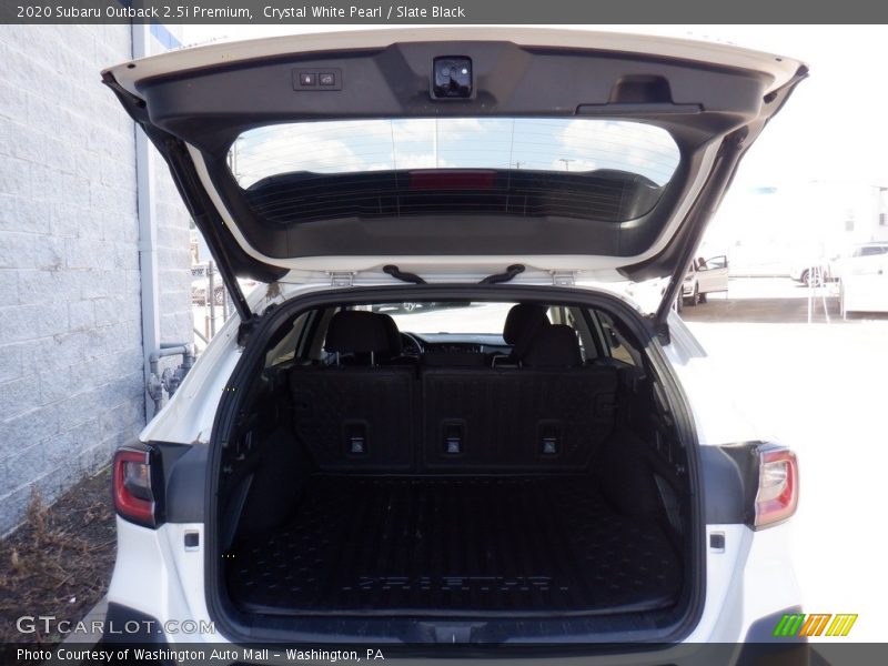 Crystal White Pearl / Slate Black 2020 Subaru Outback 2.5i Premium