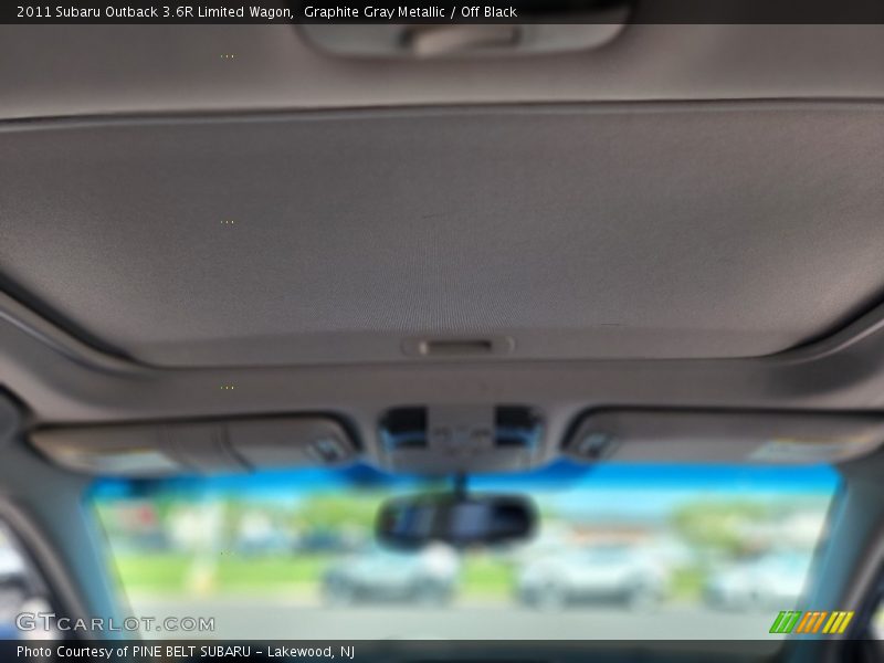 Graphite Gray Metallic / Off Black 2011 Subaru Outback 3.6R Limited Wagon
