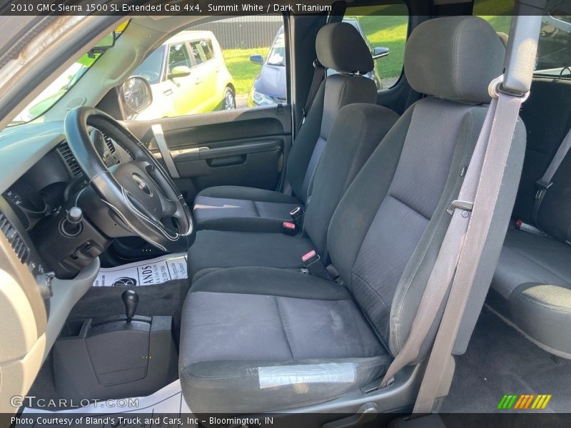 Summit White / Dark Titanium 2010 GMC Sierra 1500 SL Extended Cab 4x4