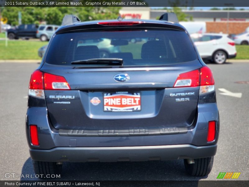 Graphite Gray Metallic / Off Black 2011 Subaru Outback 3.6R Limited Wagon