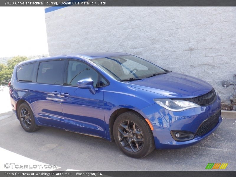 Ocean Blue Metallic / Black 2020 Chrysler Pacifica Touring