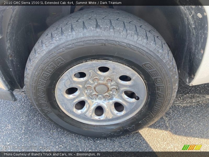 Summit White / Dark Titanium 2010 GMC Sierra 1500 SL Extended Cab 4x4