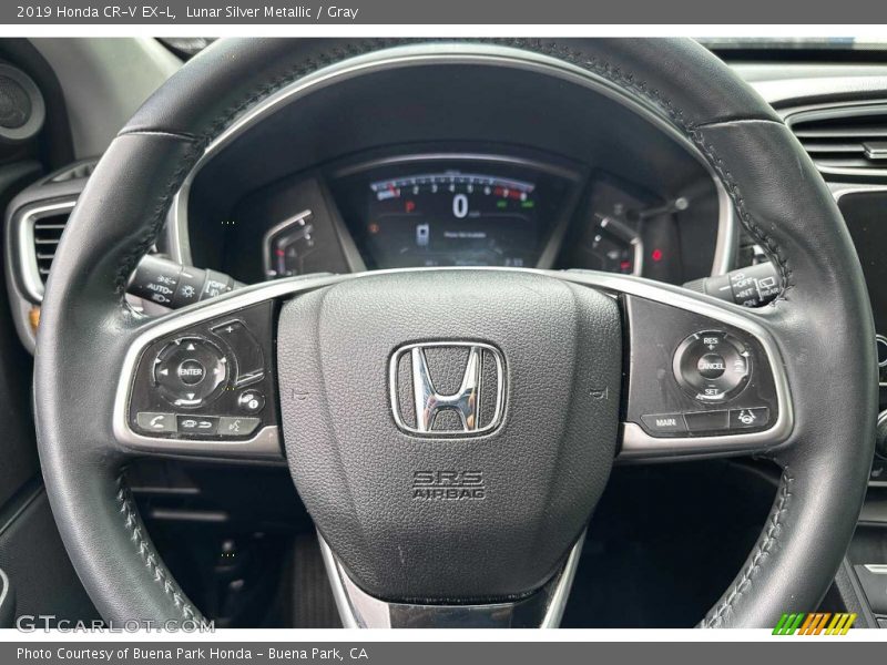 Lunar Silver Metallic / Gray 2019 Honda CR-V EX-L