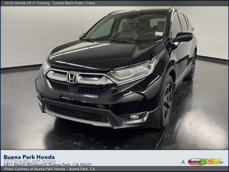 Crystal Black Pearl / Ivory 2018 Honda CR-V Touring