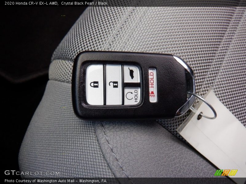 Crystal Black Pearl / Black 2020 Honda CR-V EX-L AWD