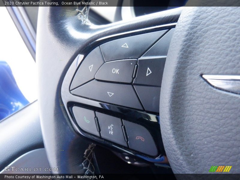Ocean Blue Metallic / Black 2020 Chrysler Pacifica Touring