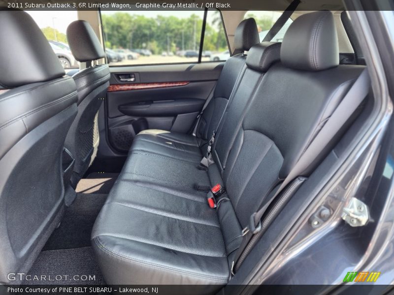 Rear Seat of 2011 Outback 3.6R Limited Wagon