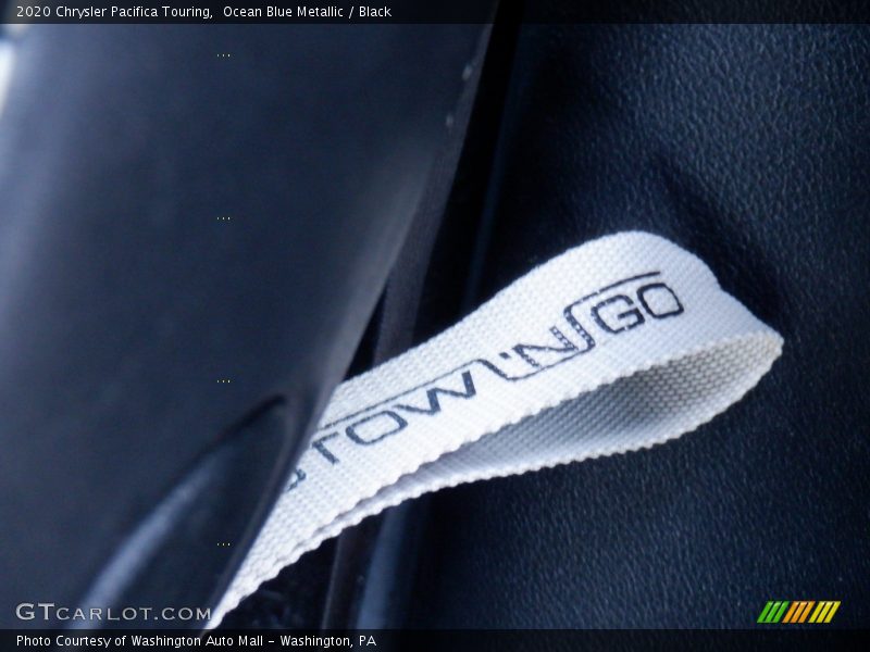 Ocean Blue Metallic / Black 2020 Chrysler Pacifica Touring
