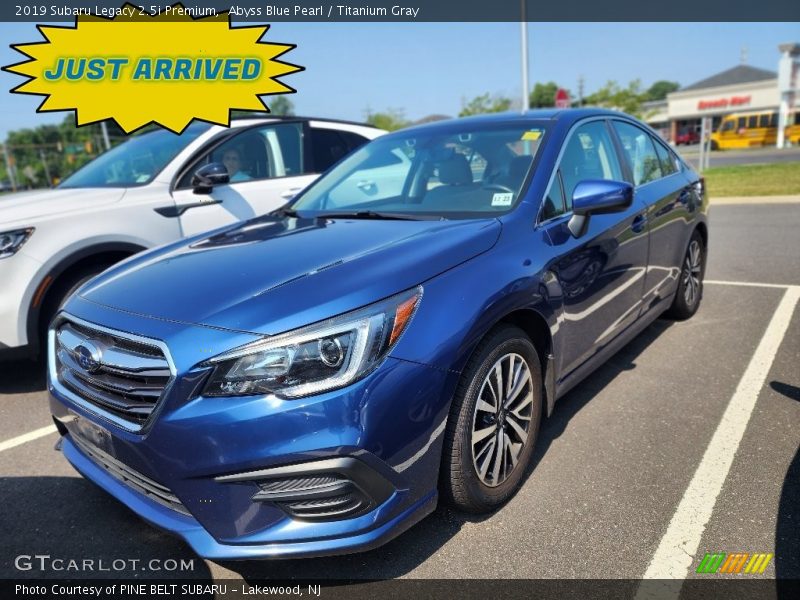 Abyss Blue Pearl / Titanium Gray 2019 Subaru Legacy 2.5i Premium