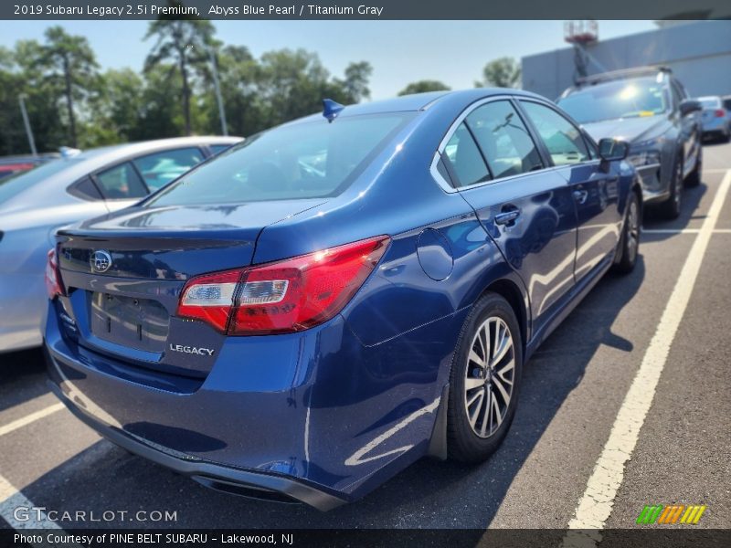 Abyss Blue Pearl / Titanium Gray 2019 Subaru Legacy 2.5i Premium