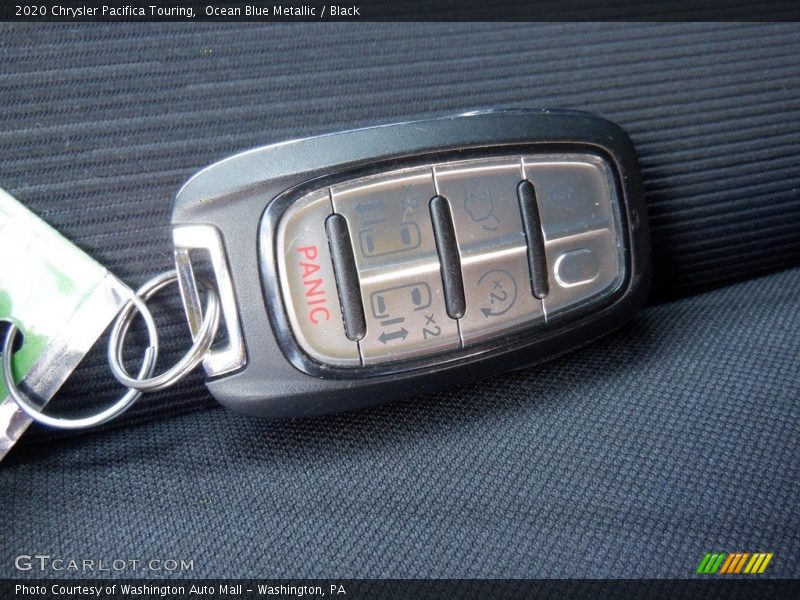 Ocean Blue Metallic / Black 2020 Chrysler Pacifica Touring