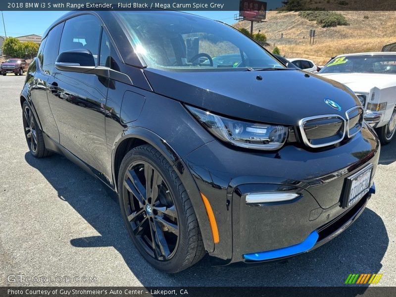 Fluid Black / Mega Carum Spice Grey 2018 BMW i3 S with Range Extender