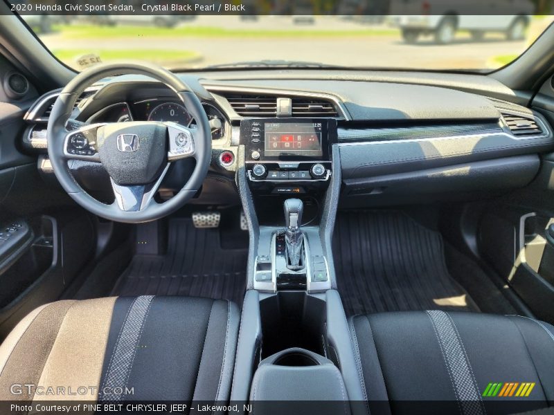 Crystal Black Pearl / Black 2020 Honda Civic Sport Sedan