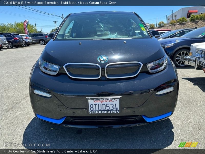 Fluid Black / Mega Carum Spice Grey 2018 BMW i3 S with Range Extender