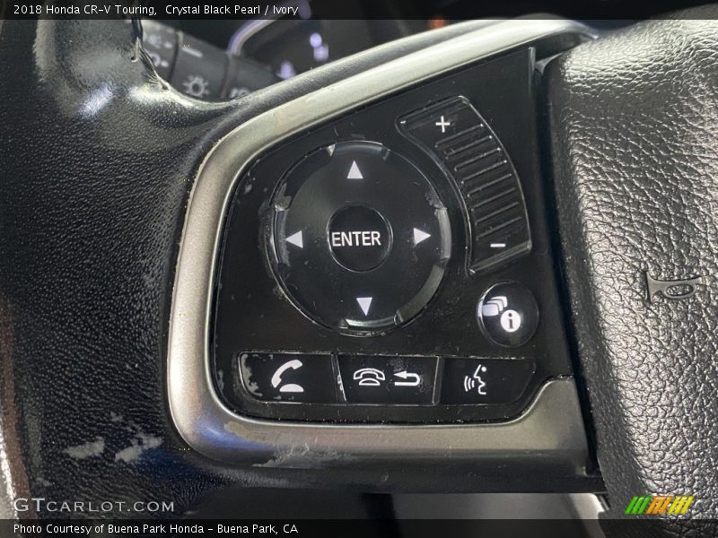 Crystal Black Pearl / Ivory 2018 Honda CR-V Touring