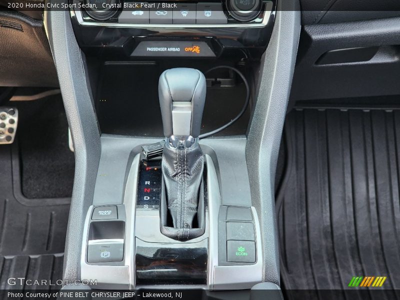  2020 Civic Sport Sedan CVT Automatic Shifter