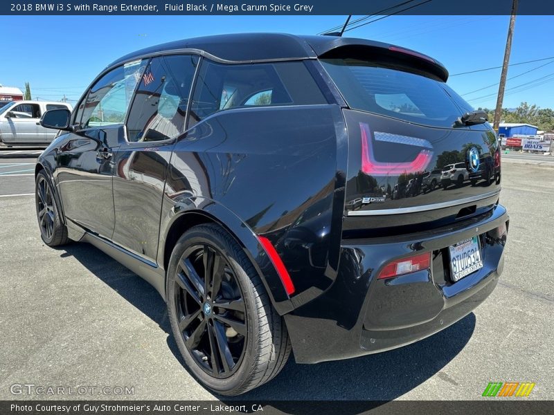 Fluid Black / Mega Carum Spice Grey 2018 BMW i3 S with Range Extender
